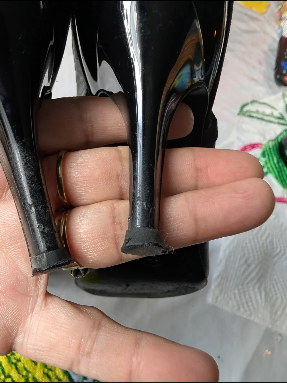 CHANEL Black Slingback Mules with Signature Bow